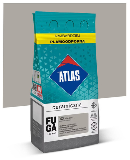 Fuga ceramiczna 1-20mm Atlas 203 stalowy 5kg