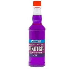 Rozpuszczalnik spirytus. DENATURUS fiol. 0,5l VOKE