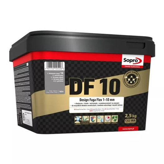 Fuga elastyczna DF 10 Betonowo-szary (14) 2,5kg Sopro