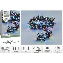 Lampki zewnętrzne/wewnętrzne 560 mikro LED 11 m multicolor