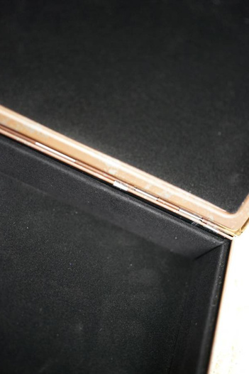 Pudełko metalowe książka obraz 26x16x5 cm