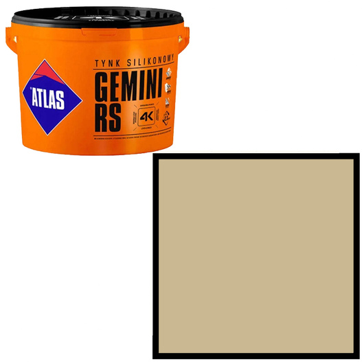 Tynk silikonowy Gemini RS 25kg Atlas SAH 0024