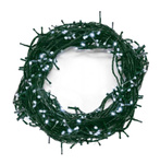 Lampki zew/wew 140LED płynące 8 programów białe zimne 6,95m