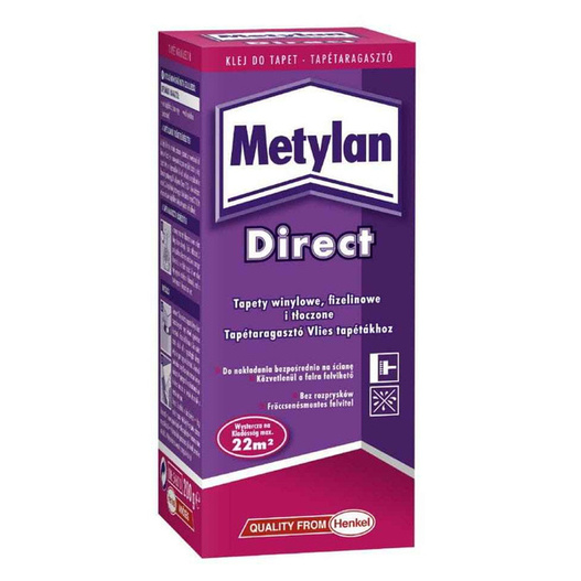 Klej do tapet winylowych, fizelinowych Metylan Direct 200g