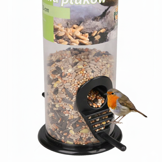 Karmnik dla ptaków cylinder mały 7,5x23cm