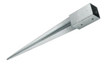 Wspornik słupa wbijany 71x71x750mm