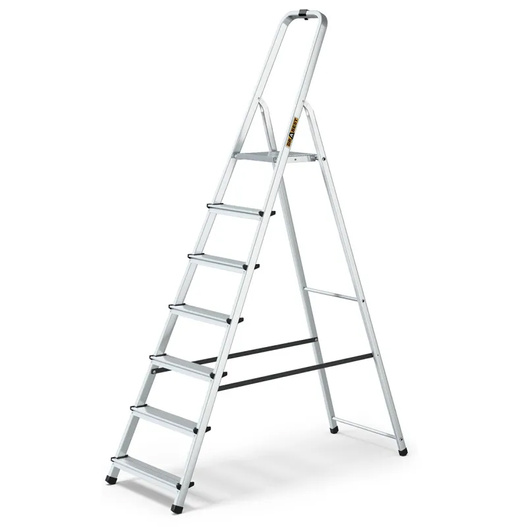Drabina aluminiowa  7-stopniowa do 125 kg Drabest