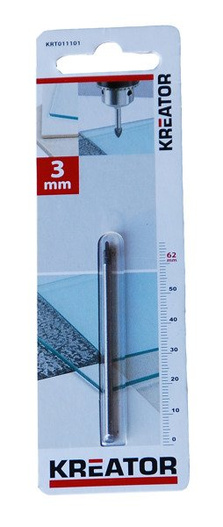 Wiertło do szkła ceramiki 3mm Kreator
