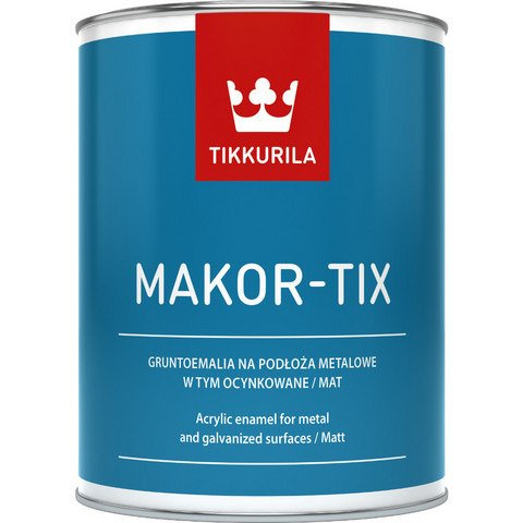 TIKKURILA Makor-Tix szary metaliczny 1L 