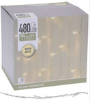 Kurtyna wewnętrzna 480 LED biały/ ciepły biały 2x3m