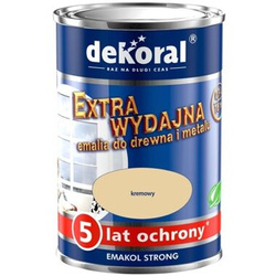 Emalia Dekoral Emakol Strong 0,9L Kremowy