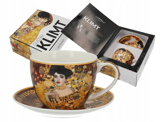 KLIMT Filiżanka ze spodkiem 250ml Adele w pudełku Carmani