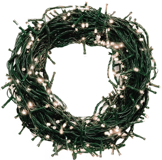 Lampki zew/wew 280 LED 14m płynące 8programów biały ciepły