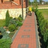 POLBRUK PROSTOKĄT gr. 6cm z fazą SZARA