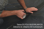 Taśma do sklejania folii budowlanych 50mmx50m PE