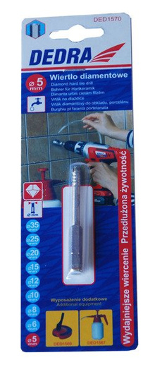 Diamentowe wiertło Dedra DED1570 5 mm