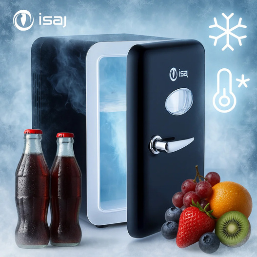 Mini lodówka turystyczna na napoje kosmetyki ISAJ FR1 Grzanie chłodzenie