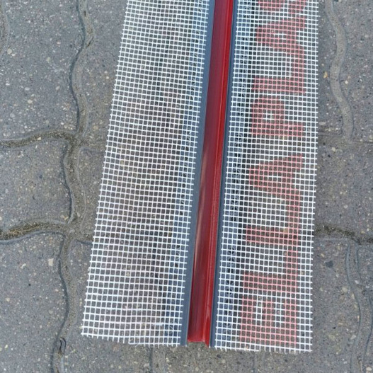 Listwa do boniowania PCV 2cm/3m z siatką Ciemny szary