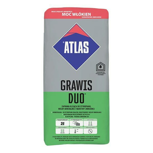 Atlas Grawis DUO zaprawa klejąca uniwersalna 25kg