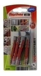 Kołki rozporowe wkręt 8x65mm FISCHER Duopower 4szt