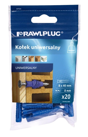 Kołek uniwersalny 8x40 mm 4ALL 20szt. Rawlplug