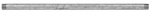 Rura dwustronnie gwintowana 1/2"x500mm ocynk 