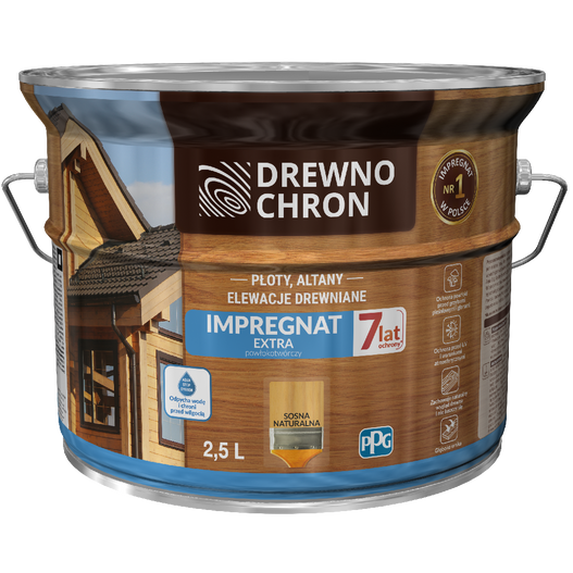 Drewnochron Extra do drewna 2,5L Sosna