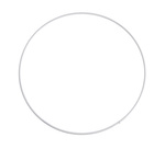 Obręcz metalowa baza biała 35cm