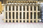 Drewniany płot sztachetowy 180 cm x 80 cm