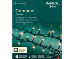 Lampki 1500LED 34m ciepły biały Flesz 8funkcji na choinkę 3-4,5m zewnętrzne/wewnętrzne