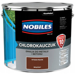 Chlorokauczuk Nobiles Brązowy Wysoki połysk 10l