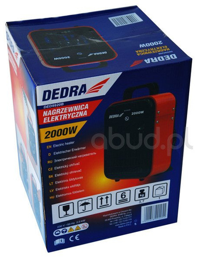 Nagrzewnica elektryczna Dedra DED9920B 2000W