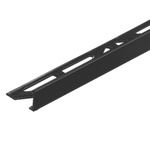 Profil narożny zakończeniowy do glazury Czarny 10mm / 2,5m Cezar