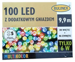 Lampki zewnętrzne 100LED wielobarwne 9,9m
