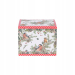 Kubek świąteczny beczułka Ptaszki na gałęzi w pudełku 430ml