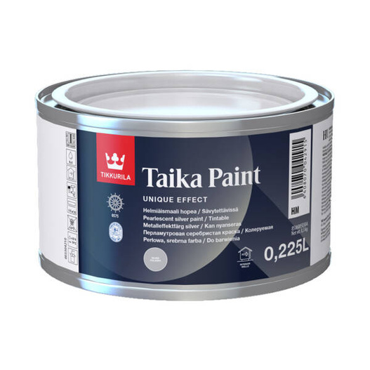 Farba perłowa Taika Pearl Paint srebrna 0,225l