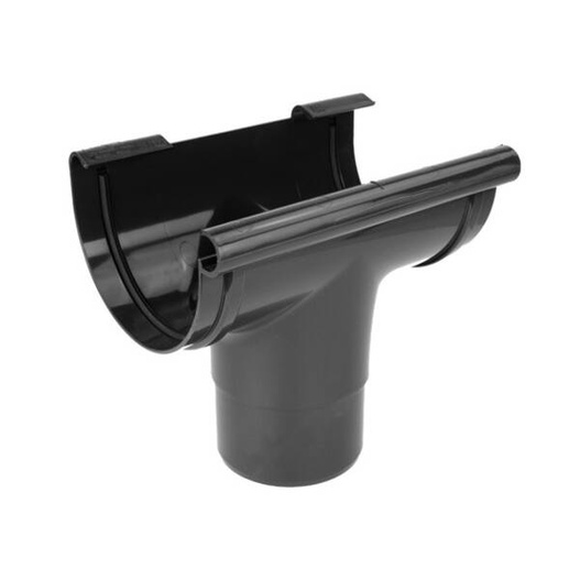 Lej spustowy PVC 125 x 75 czarny Kaczmarek