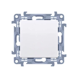 Włącznik jednobiegunowy pojedynczy biały Simon 10