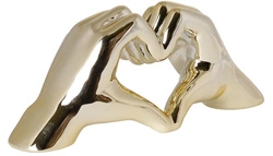 Dłonie ceramiczne złote 24x8x10,5cm