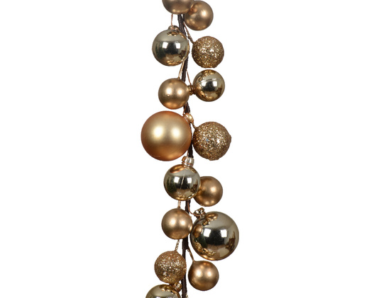 Girlanda ze złotych bombek 180cm