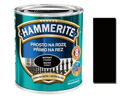 Farba Hammerite Na Rdzę Czarny Mat 0,25L