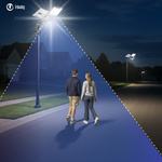 Lampa solarna led isaj li3 uliczna z czujnikiem ruchu i zmierzchu