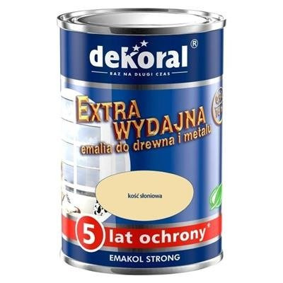 Emalia Dekoral Emakol Strong 0,9L Kość Słoniowa
