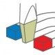 Wkrętak krzyżowy PH2x 25mm MODECO