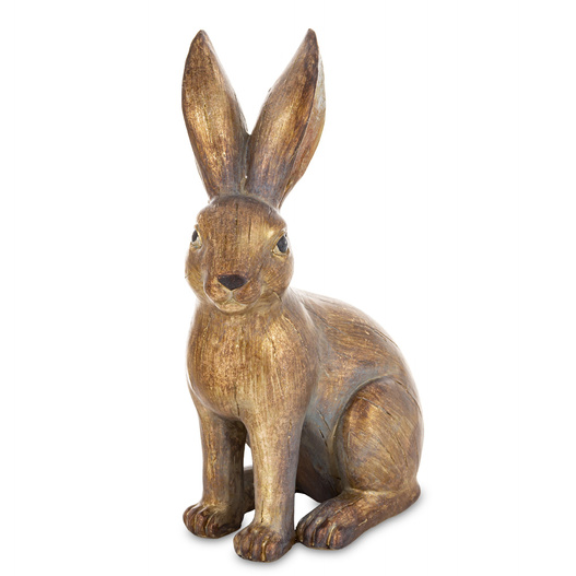 Figurka Królik miedziany siedzący 24x10x15cm