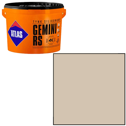 Tynk silikonowy Gemini RS 25kg Atlas SAH 0043
