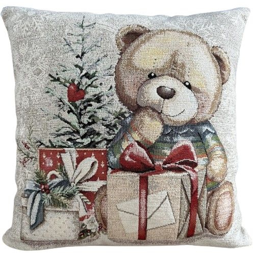 Poszewka 40x40cm Chenille MISIU PREZENT
