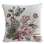 Poszewka na poduszkę fiolet bukiet 40x40cm Chenille