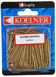 Gwoździe stolarskie 2 x 40 mm ocynk 100 sztuk