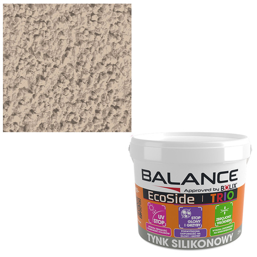 Tynk silikonowy BALANCE EcoSide baranek 1,5mm 25kg FK4